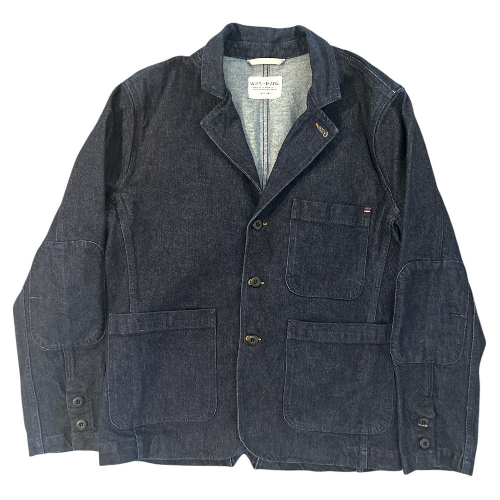 WiesMade Scout Blazer Indigo Denim Rugged Chore Jacket Size Medium - Picture 2 of 9